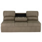 RecPro Charles 68" RV Jackknife Sleeper Sofa with Drop-Down Cupholders