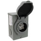 30 Amp RV Power Inlet Box for 4 Prong Generator Plug - 30A 125V/250V