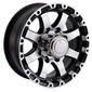 RV Wheel and Tire Package - T08 Black Machine