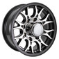 RV Wheel and Tire Package - T16 Black Machine