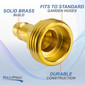 RV Quick Connect Hose Coupling Brass 