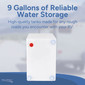 9 Gallon RV Water Tank 17" x 14" x 9" BPA Free