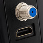  RV Cable TV Hookup Extender Coaxial Cable Connector and HDMI Wall Plate Pass Through