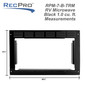 RV Microwave Trim Kit for RPM-7-B 1.0 Cu. Ft. Black