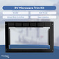 RV Microwave Trim Kit for RPM-7-B 1.0 Cu. Ft. Black