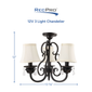 RV 12V Ceiling Light Chandelier