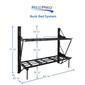 Folding RV Bunk Bed with Safety Rail - Double