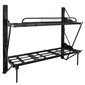 Folding RV Bunk Bed with Safety Rail and Bunk Ladder - Double