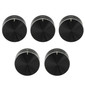 Set of 5 replacement knobs front view.