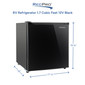 RV Refrigerator 1.7 Cubic Feet 12V Black