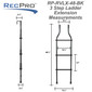 RV Ladder Extension - 48" tall