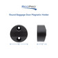 Round Magnetic Baggage Door Catch for RV Compartment Door