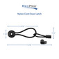 RV Pocket Door Holder Bungee Cord with Pull Tab