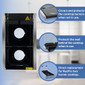 Replacement Glass Top for Two Burner RV Cooktop