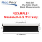 RV Roller Shades - Black