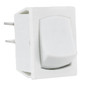 White mini on-off rocker switch.