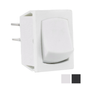 White mini on-off rocker switch.