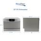 Countertop or Built-In RV Dishwasher 