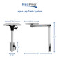 Lagun Table Leg System - Silver