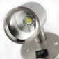 RV Reading Light 12V LED Satin Nickel with Swivel