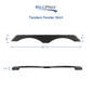 RV Tandem Fender Skirt 67 1/2" W x 8" H - Forest River Salem Wildwood