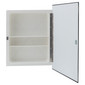 RV Medicine Cabinet with Frameless Mirror Beveled Edge 16" x 22"
