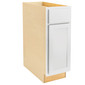 RV Cabinets White Shaker | Base 12" W | RTA Cabinets