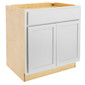 RV Cabinets White Shaker | Double Door Base 30" W | RTA Cabinets