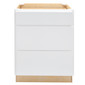 RV Cabinets White Shaker | 3 Drawer Base 30" W | RTA Cabinets