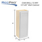 RV Cabinets White Shaker | Wall 12" W x 30" H | RTA Cabinets