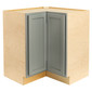 RV Cabinets Gray Shaker | Lazy Susan Base 30" W | RTA Cabinets
