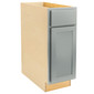 RV Cabinets Gray Shaker | Base 15" W | RTA Cabinets