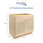 RV Cabinets Maple Wood Shaker | Double Door Base 30" W | RTA Cabinets