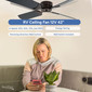 RV Ceiling Fan 12V 42" Oil Rubbed Bronze
