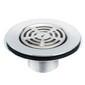 RV Shower Pan Drain with Strainer for 3" Drain Stainless Steel