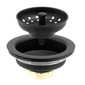 RV Drain with Strainer for 3 ½" Sink Drain Matte Black