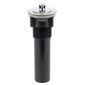 RV Drain with Stopper and Tailpiece for 1 1/2" and 1 5/8" Sink Drain Stainless Steel