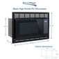 High Pointe RV Microwave Black 0.9 cu. ft.