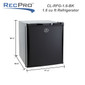 RV Refrigerator 1.6 Cubic Feet 110V Black