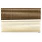 RV Blinds Day & Night Pleated Shades Cotton/Beige Stitchbond