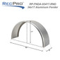 Aluminum Trailer Fenders Single Axle 34" x 17" x 9"