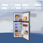 RV Refrigerator 10 Cubic Feet 12V Black