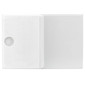 RV Toilet Mount Shower Pan Combo 32" x 23"  Left Drain in White
