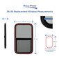 RV Window Teardrop 24" W x 36" H with Trim