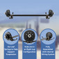 Lippert 7,000 lb Drop Idler Trailer Axle - 86.5" Hub Face, 68.5" Spring Center, 8 Lug, with Leaf Springs