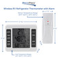 Wireless RV Refrigerator Thermometer with Alarm