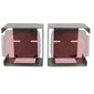 Steel Trailer Square Tail Light Mounting Boxes | Set of 2