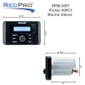 Water Resistant Marine Digital Media Receiver Bluetooth Stereo with Full Color LCD Display, USB Input & AM/FM Radio