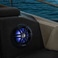 Rockford Fosgate M2-8B 8" Marine Speakers  with RGB LEDs 2-Way Waterproof Audio - Black Grilles