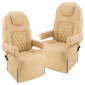 RecPro Nash Driver and Passenger RV Captain's Chair Set in Ultrafabrics® Brisa® Desert Clay